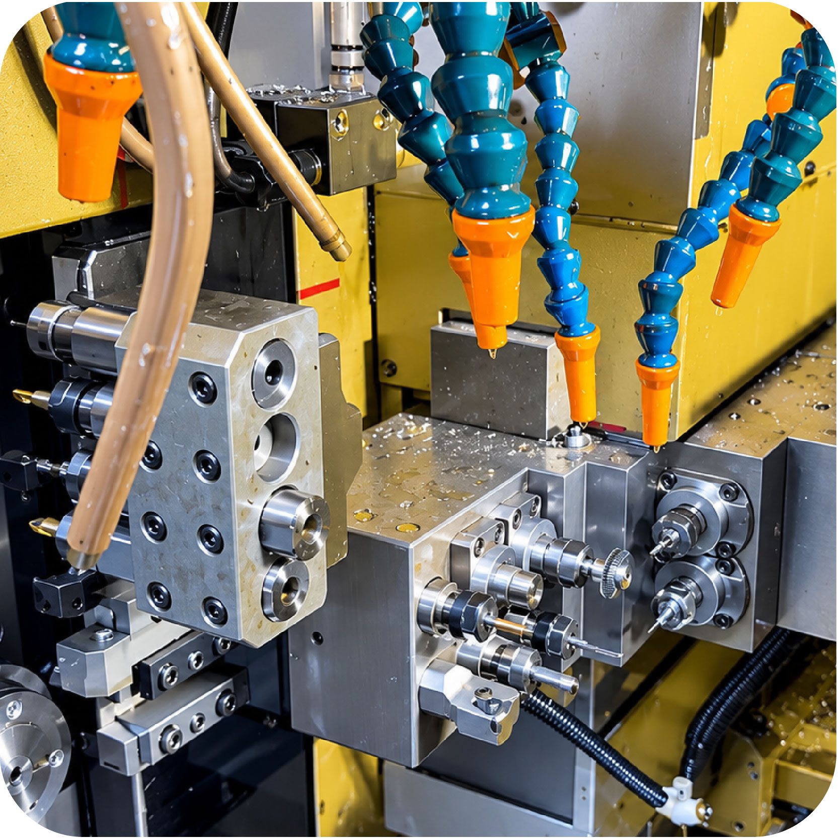Swiss-type mill-turn machining